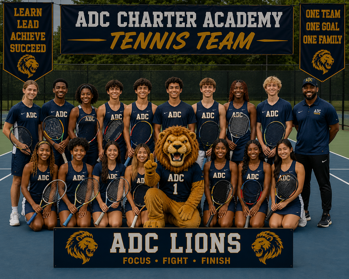 ADCA Lions tennis team
